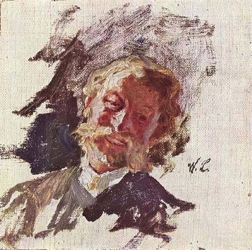 Wilhelm Leibl Portrat eines Mannes oil painting image